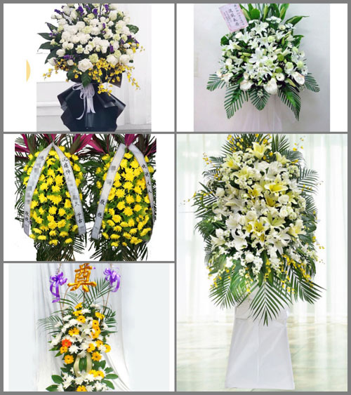 青海黄南州泽库县和日乡白事花篮预定